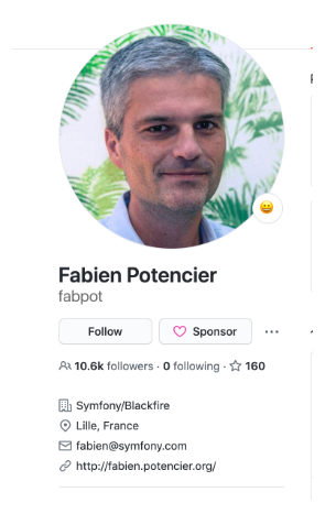 GitHub Profile Photo and Name