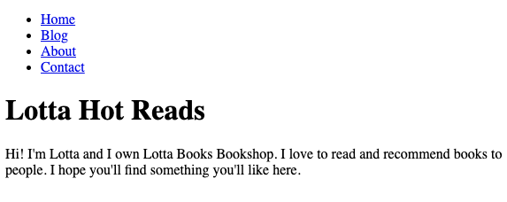 Lotta Hot Reads Blog