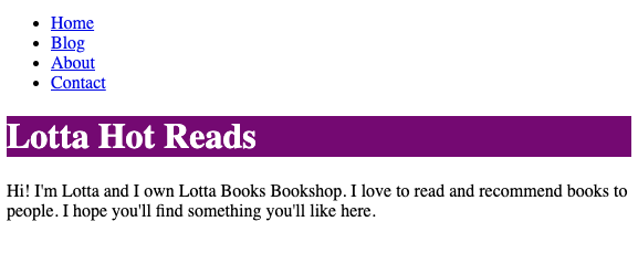 Lotta Hot Reads Blog